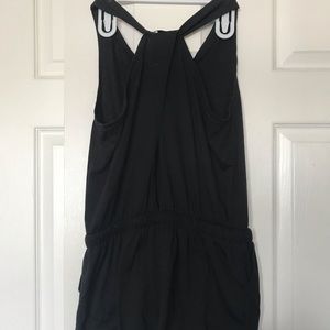Soft Black Summer Romper